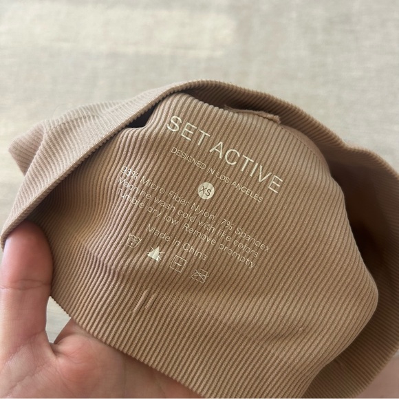 Set Active Power Ribbed V Bra - Picture 4 of 5